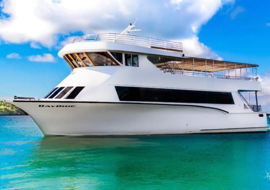100ft 200 passenger 3 story mega yacht w open bar at Bayside - Meeting at Sugar Factory: how to find the right boat fast