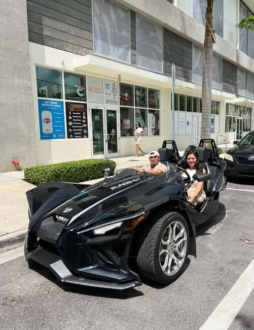 4 to 5 Hours Slingshot Rental Miami - The Polaris Slingshot experience: what you’ll notice first