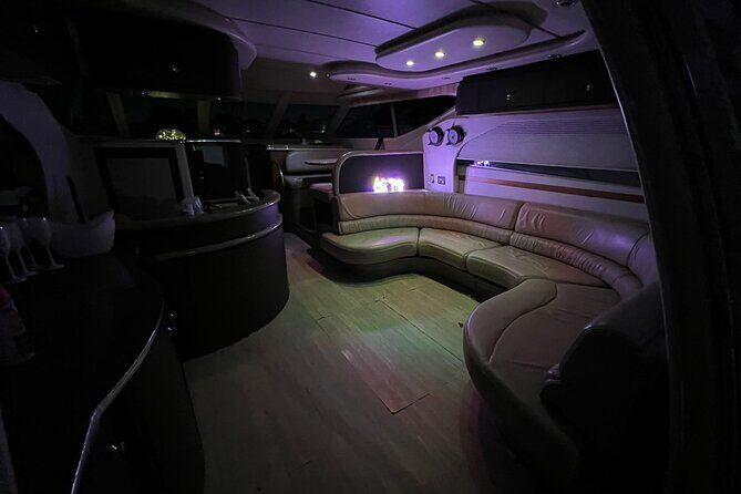 50ft Miller Blue | Miami Yacht Rental | 3 to 6 Hours | 13 Ppl - Stop 3: Cruise the Miami River for Downtown Skyline Glimpses