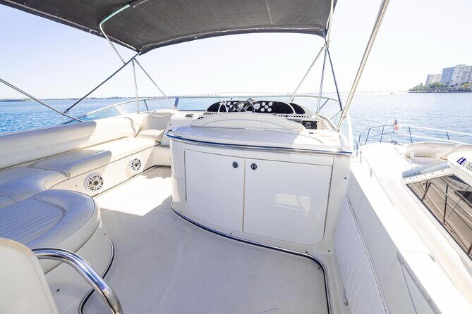 50ft Miller Blue | Miami Yacht Rental | 3 to 6 Hours | 13 Ppl - Stop 4: Miami Beach Marina Views and Yachts at Rest