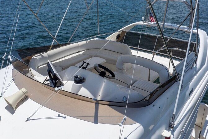 55ft + FREE HOUR Miami Yacht Rental 3 to 6 Hours 13 People - Meeting at Regal Marina: start point that makes sense