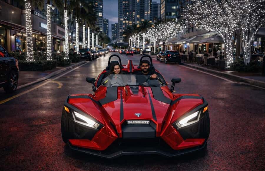 Affordable Polaris Slingshot - Hourly Rentals Available - How the 1-hour Slingshot rental really works