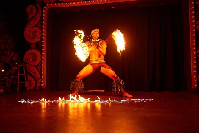 All You Can Eat BBQ Dinner and Show at Tropical Isle with Sightseeing Cruise - The show at Tropical Isle: comedy, juggling, and a Polynesian revue