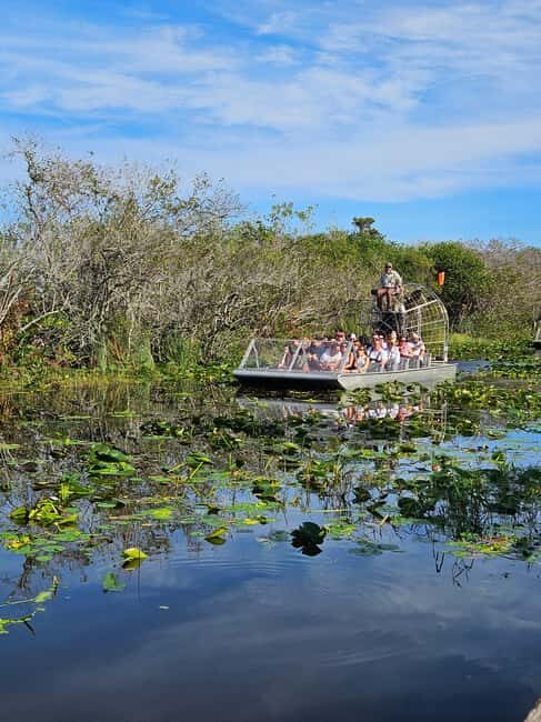 Everglades: boat tour with transportation& entrance included - Airboat time: ear protection and what you’ll actually understand