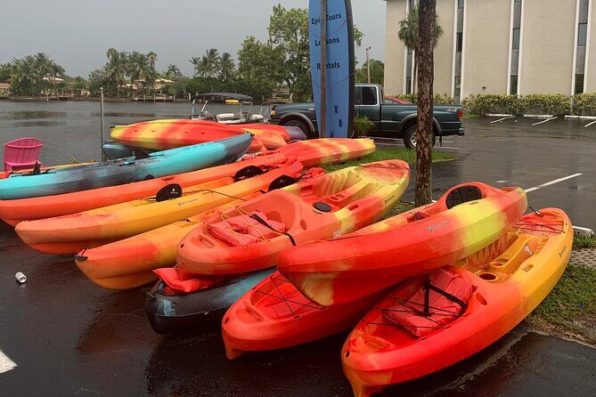 Fort Lauderdale’s Tropical Kayak Tour and Island Adventure - Equipment choices: single kayaks, double kayaks, or SUP