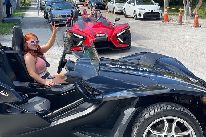 Full 24 hour Slingshot Rental - Bluetooth audio, backup camera, and a toll pass: why the tech matters