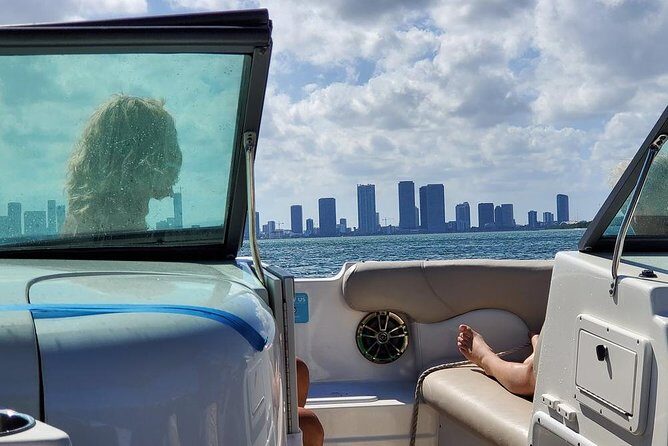 Fully Private Speed Boat Tours, VIP-style Miami Speedboat Tour of Star Island! - South Beach Views From the Water: Lifeguard Stands, Pier Energy, Boardwalk Moments