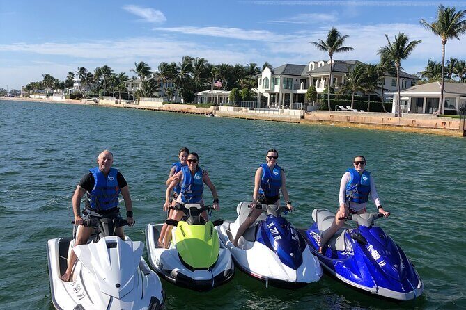 Jet Ski Ride in Fort Lauderdale Beach - From 301 Seabreeze to the Jet Skis: The Pontoon Cruise Moment