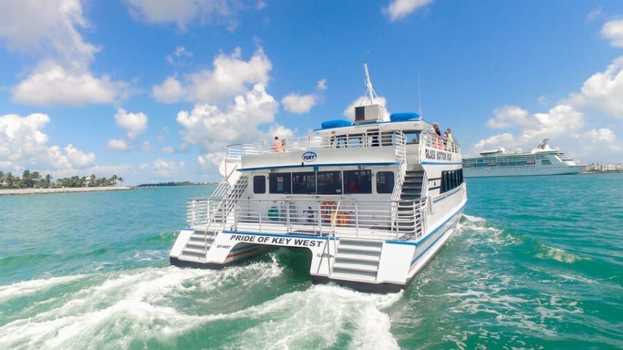 Key West: Glass Bottom Boat Reef Tour with Sunset Option - Key West glass-bottom reef tour: quick take