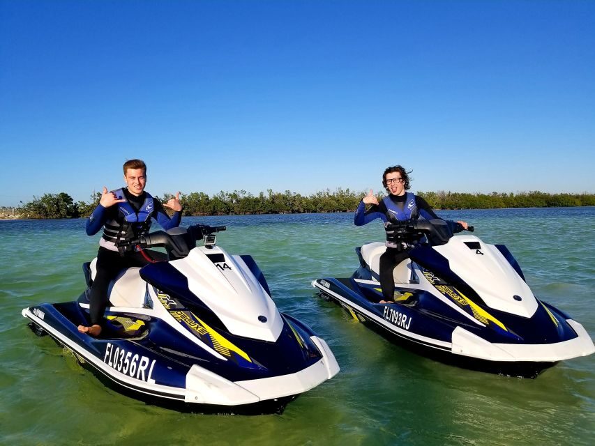 Key West: Jet Ski Island Tour with Sandbar Stop - Open-Water Fun: Speed Meets Safety Gear