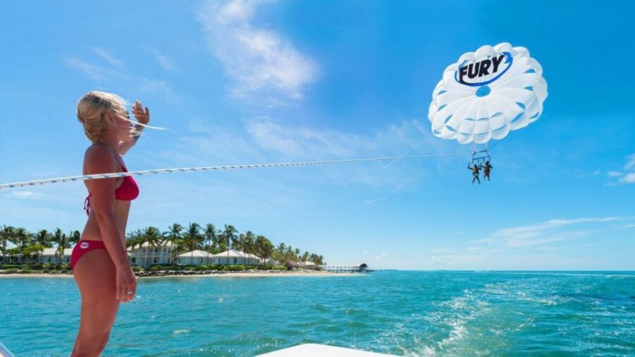 Key West: Parasailing Above the Island Paradise - First Stop: Opal Key Marina and Getting Sorted Fast
