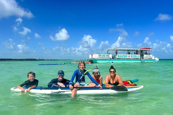 Marathon FL Sandbar Cruise & Sightseeing Adventure - Kayaks, Paddle Boards, and the Lily Pad Mat: Choose Your Comfort Level