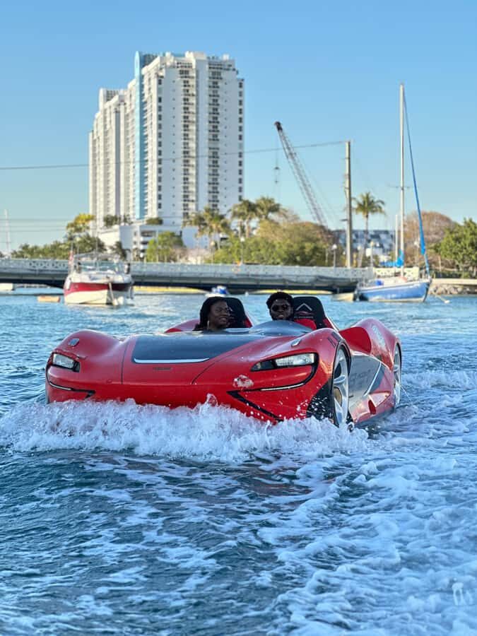 Miami Beach: 1 Hour Jetcar Rentals & 30min Celeb Boat Tour - What’s included: life jackets and Bluetooth (the small stuff that helps)