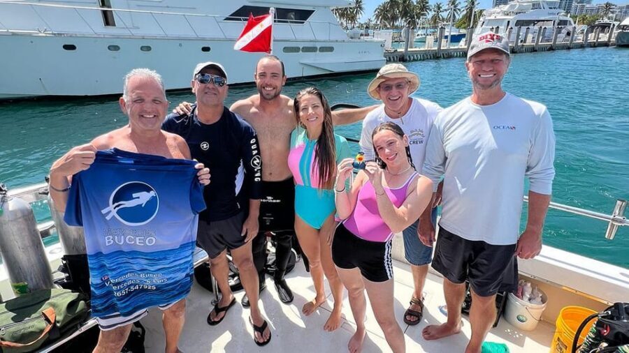 Miami Beach: Guided 2-Tank Reef and Wreck Dive Trip - Stop one: the shipwreck encounter and the fish it attracts