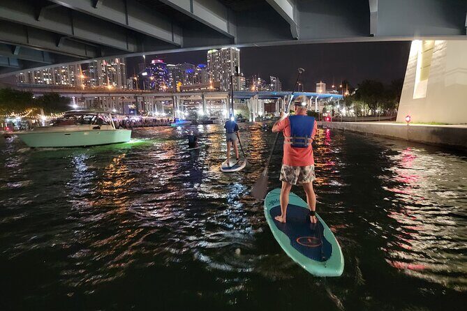 Miami City Lights Night SUP or Kayak - Downtown Miami at night: what you’ll actually see from the river