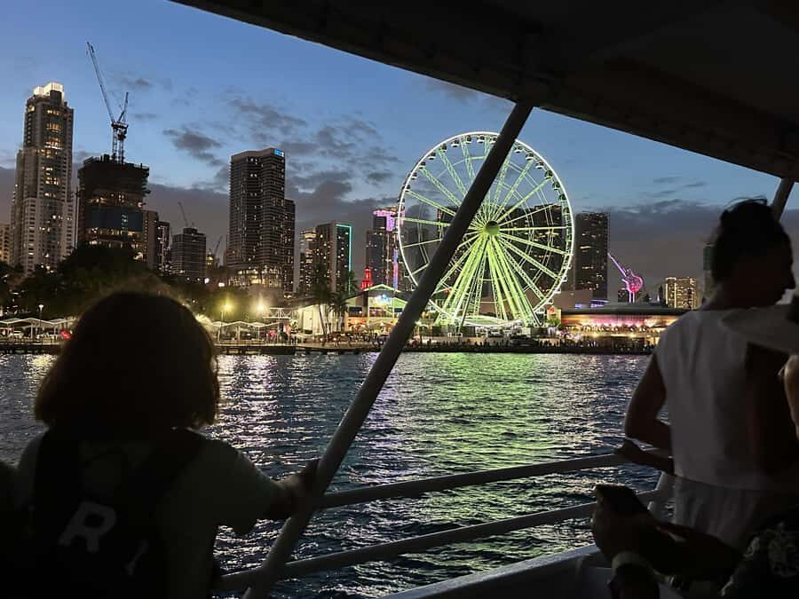 Miami Evening Boat Past Millionaire Homes on Water Taxi - The boat experience: open air comfort, but with real limits