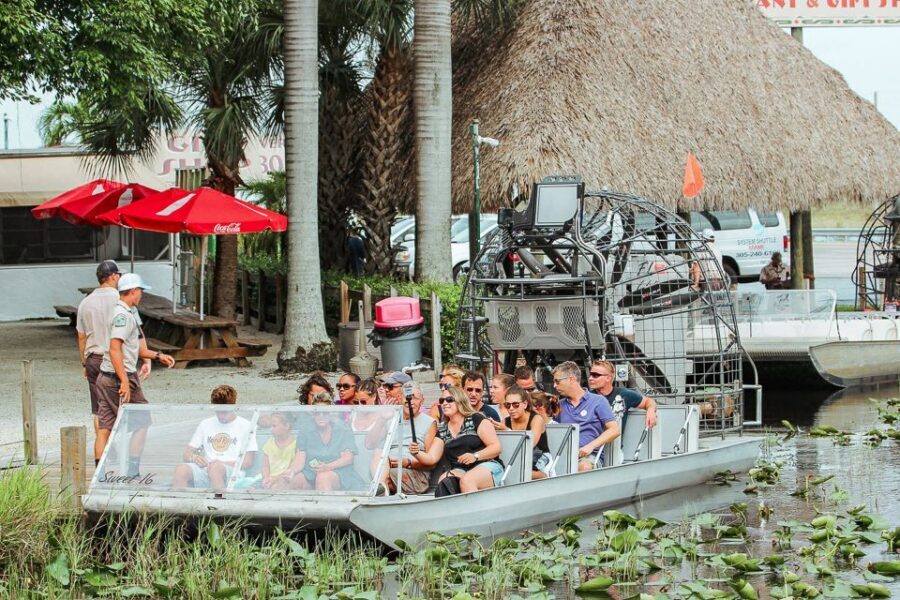 Miami: Everglades National Park Airboat Tour & Wildlife Show - Food on site: alligator sausage and alligator tail