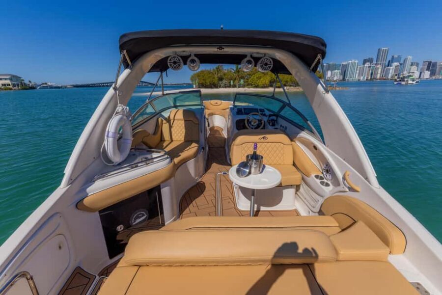 Miami: Exclusive Private Boat Guided Tour - Star Island mansions and the skyline view from the bay