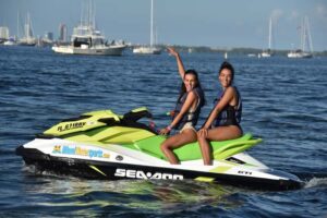Miami: Full Water Sports Package Adventure - The 150-minute flow: briefing, a speedy water view, then jet ski + banana boat