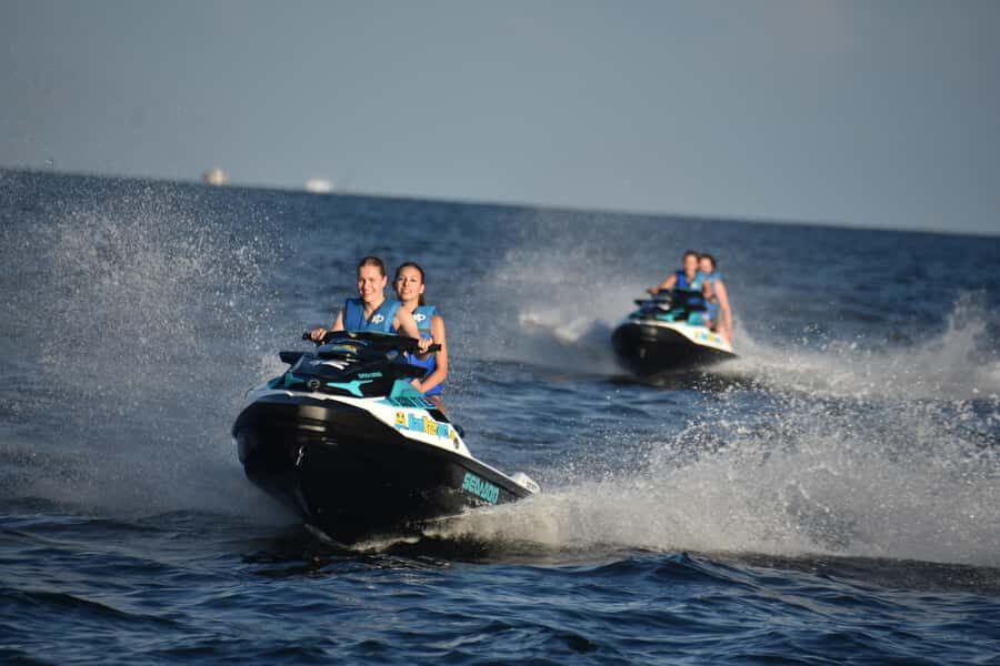 Miami: Full Water Sports Package Adventure - Banana boat splash time: fun with firm age and weight limits