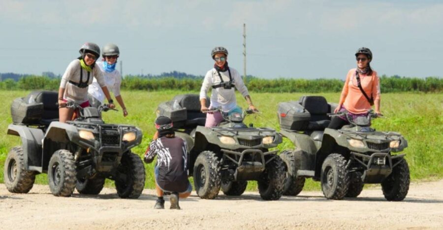 Miami: Guided ATV Adventure with Photos and Videos - Safety briefing, helmet use, and why automatic matters