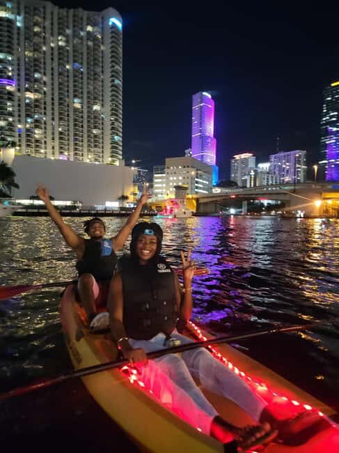 Miami: Guided LED-Lit Kayak Night Tour - The Skyline Moment: High-Rises, Reflections, and a Quiet Awe