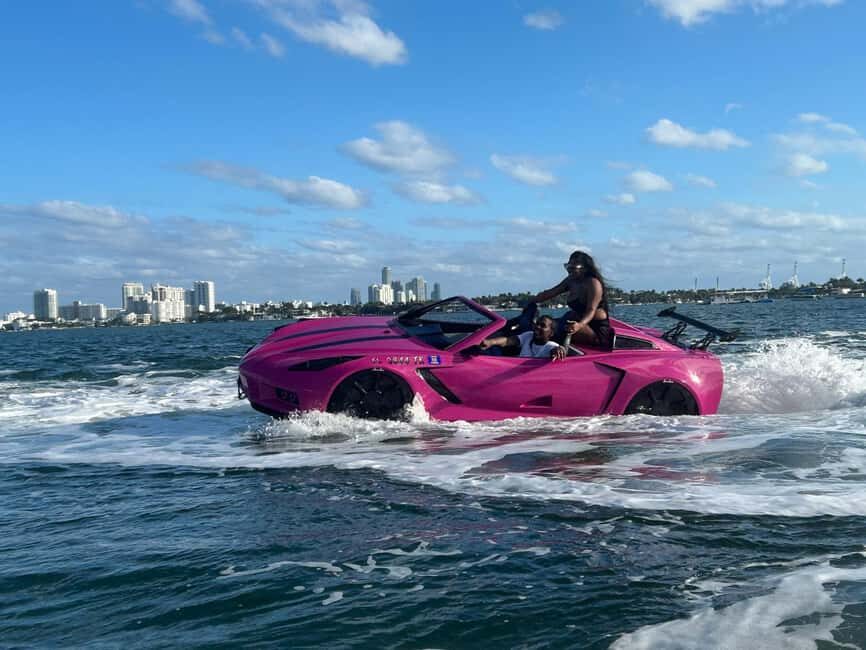 Miami JetCar: 1 Water JetCar Rental | 1h - Where the views come from: Miami Beach from the water feels different