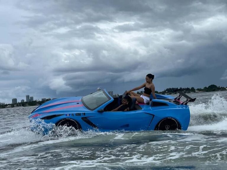 Miami JetCar: 1 Water JetCar Rental | 1h - The 10-minute shuttle to the floating island: why that matters