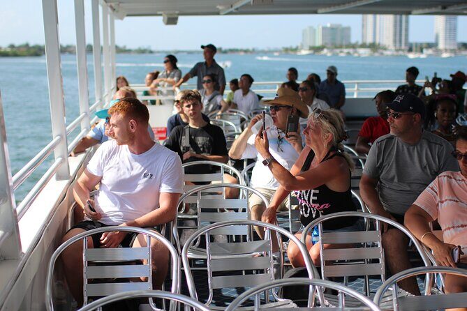 Miami Millionaires Row Cruise - Comfort on the Water: AC, Restrooms, Cash Bar, and Seat Choices