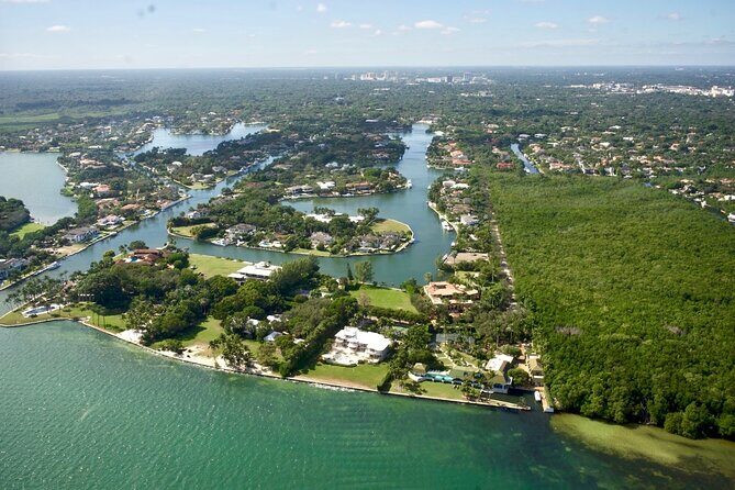 Miami Private Helicopter Tour for 3 Passengers - Vizcaya Museum and Gardens from the air: a 1916 waterfront estate