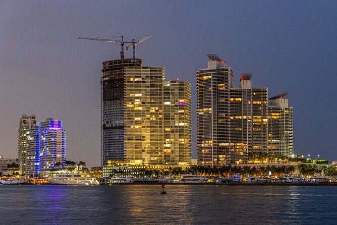 Miami Twilight Skyline Cruise - Fisher Island: celebrity retreat vibes, from the water