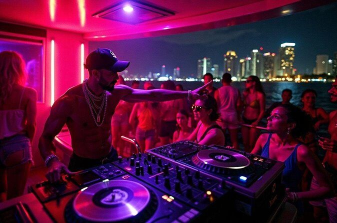 Miami's Top Yacht Party: Neon Nights with 3 Hr Open Bar Cruise - Group size: what 120 maximum can mean in practice