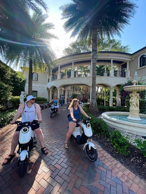 Naples Florida: Downtown Electric Moped Tour - Fun For All - Naples Bay and Crayton Cove: pretty water, easy sightseeing momentum
