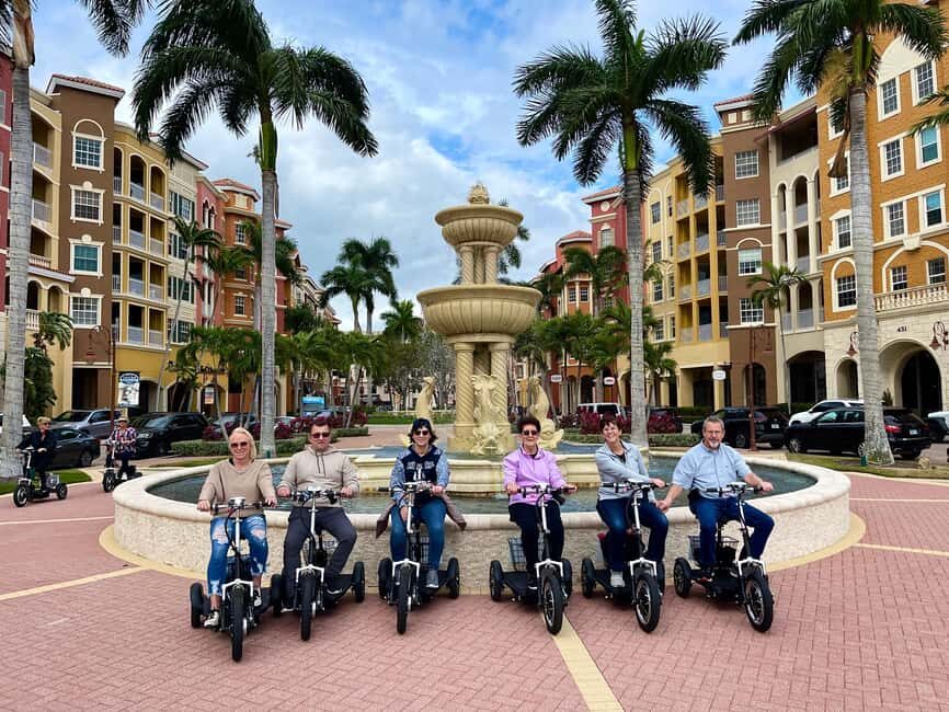 Naples Florida: Downtown Electric Trike Tour - Family Fun - The Finishing Touch: Family Fun Without the Full-Day Commitment