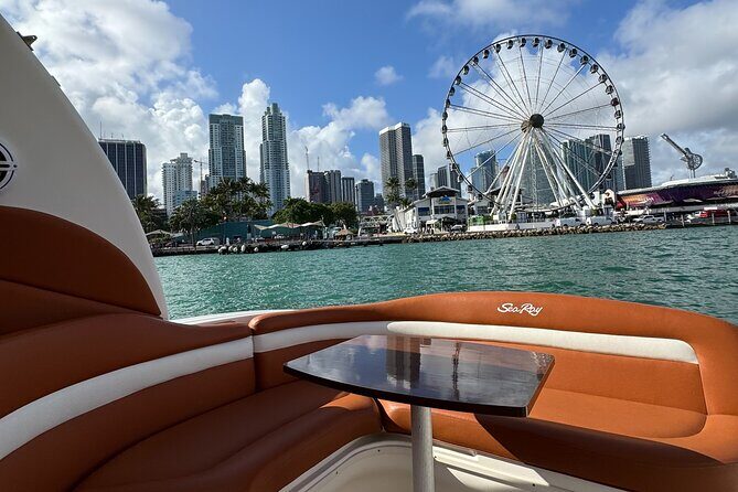 Private Captained Boat Tour in Miami for up to 12 Passengers - Bayside Marketplace from the water: a waterfront feel without the crowds