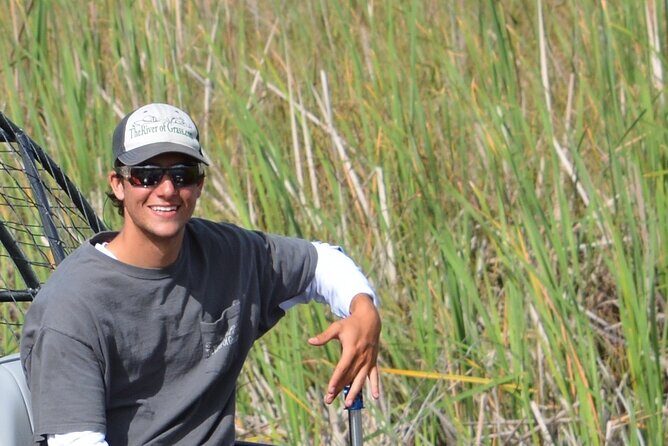 Private River Of Grass Everglades Airboat Adventure - Hearing the Everglades: headsets and real captain talk