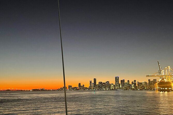 Top rated two Hour Miami Night Skyline Cruise with Open Bar - Night photos of the 1926 bascule bridge and the Miami Beach connection