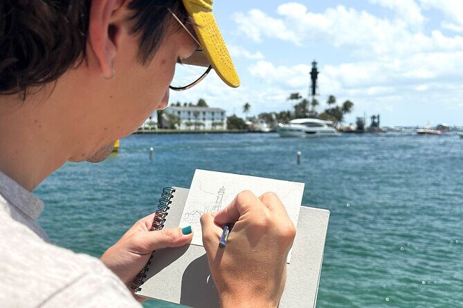 Watercolor Postcard Painting with a Local Artist - The Teaching Plan: Composition, Shading, Color Mixing, and Lighting