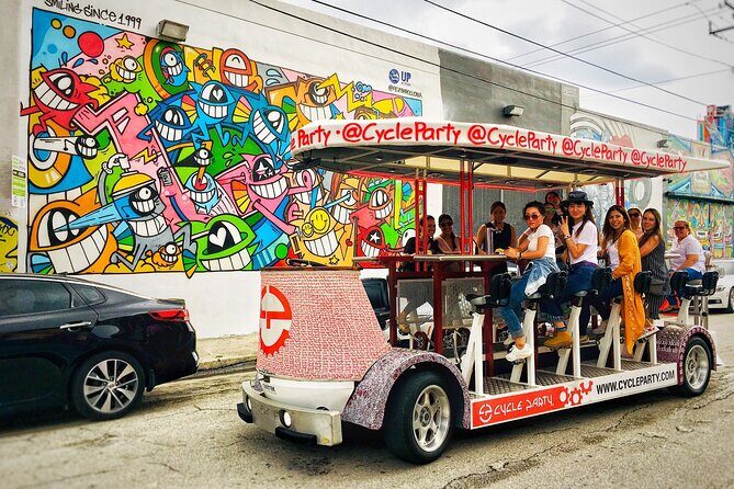 Wynwood Party Bike Happy Hour Crawl - Price and value: is $54 a good deal for this Miami night out?